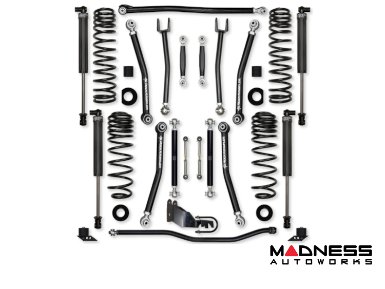 Jeep Wrangler JL Lift Kit - Rock Krawler - 3.5in X Factor (No Limits) - Stage 1 - 2018+